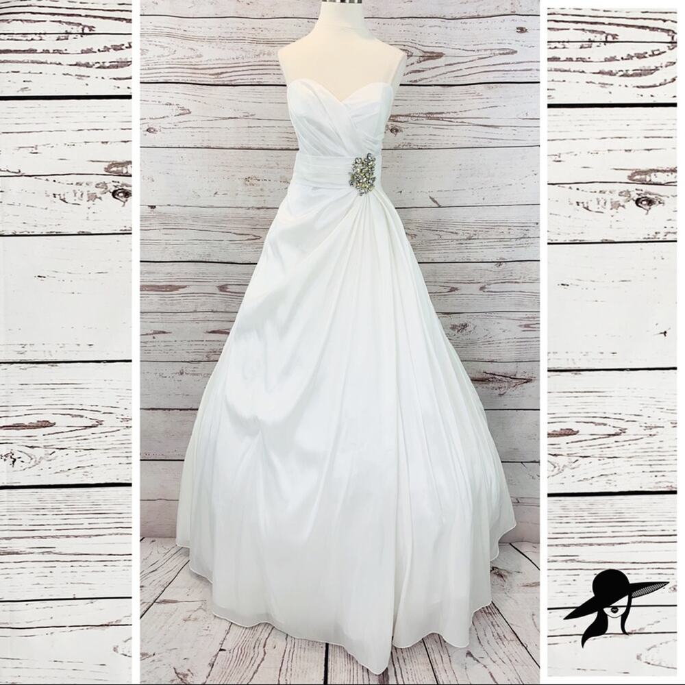 Bonny Bridal strapless ball gown wedding dress